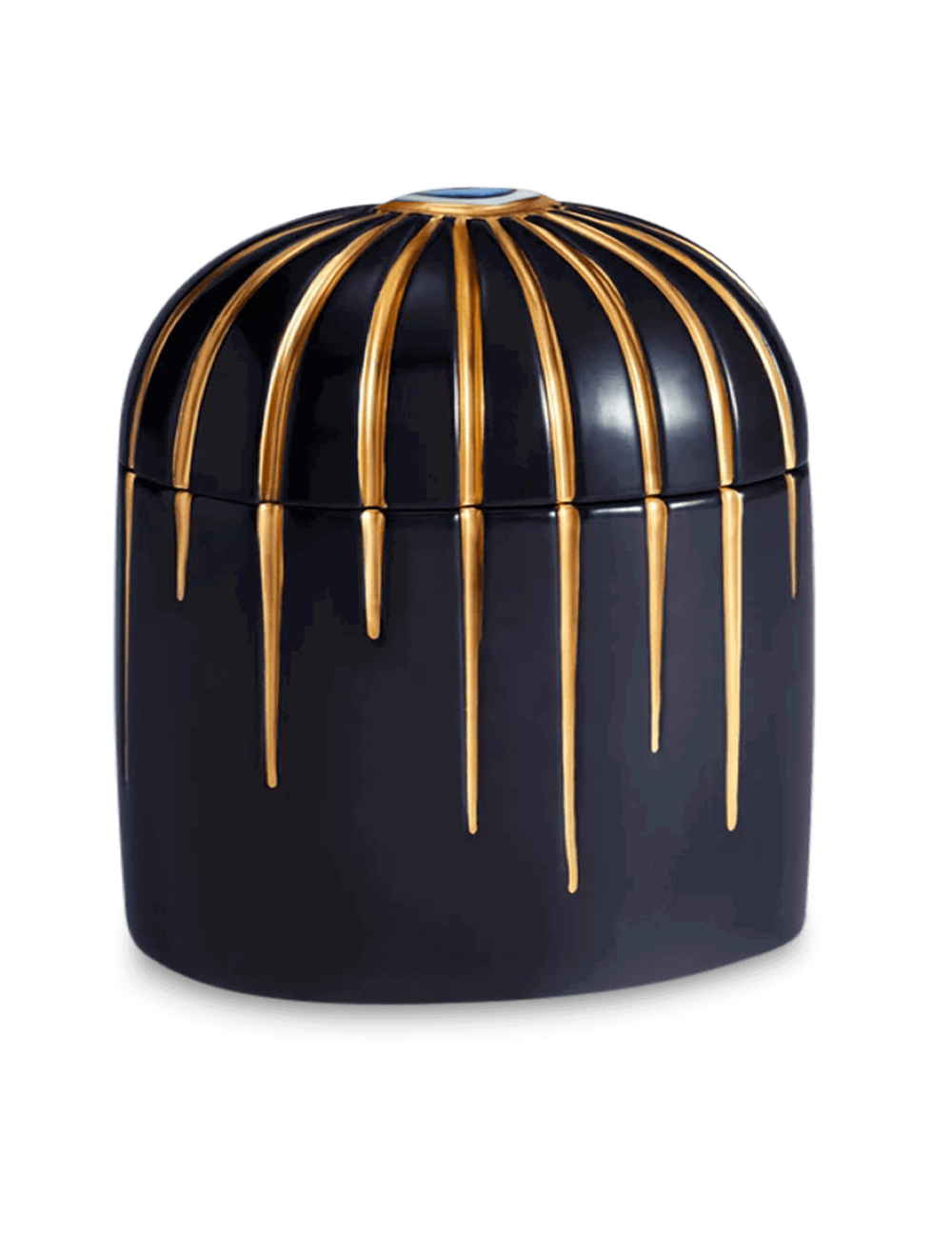 Lita-Candle Blue+Gold
