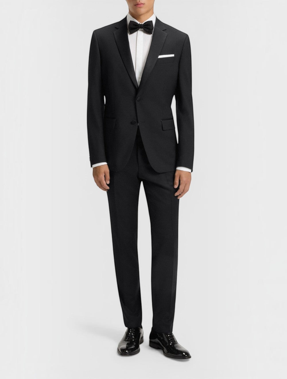 מכנסיים סלים פיט Tuxedo צמר