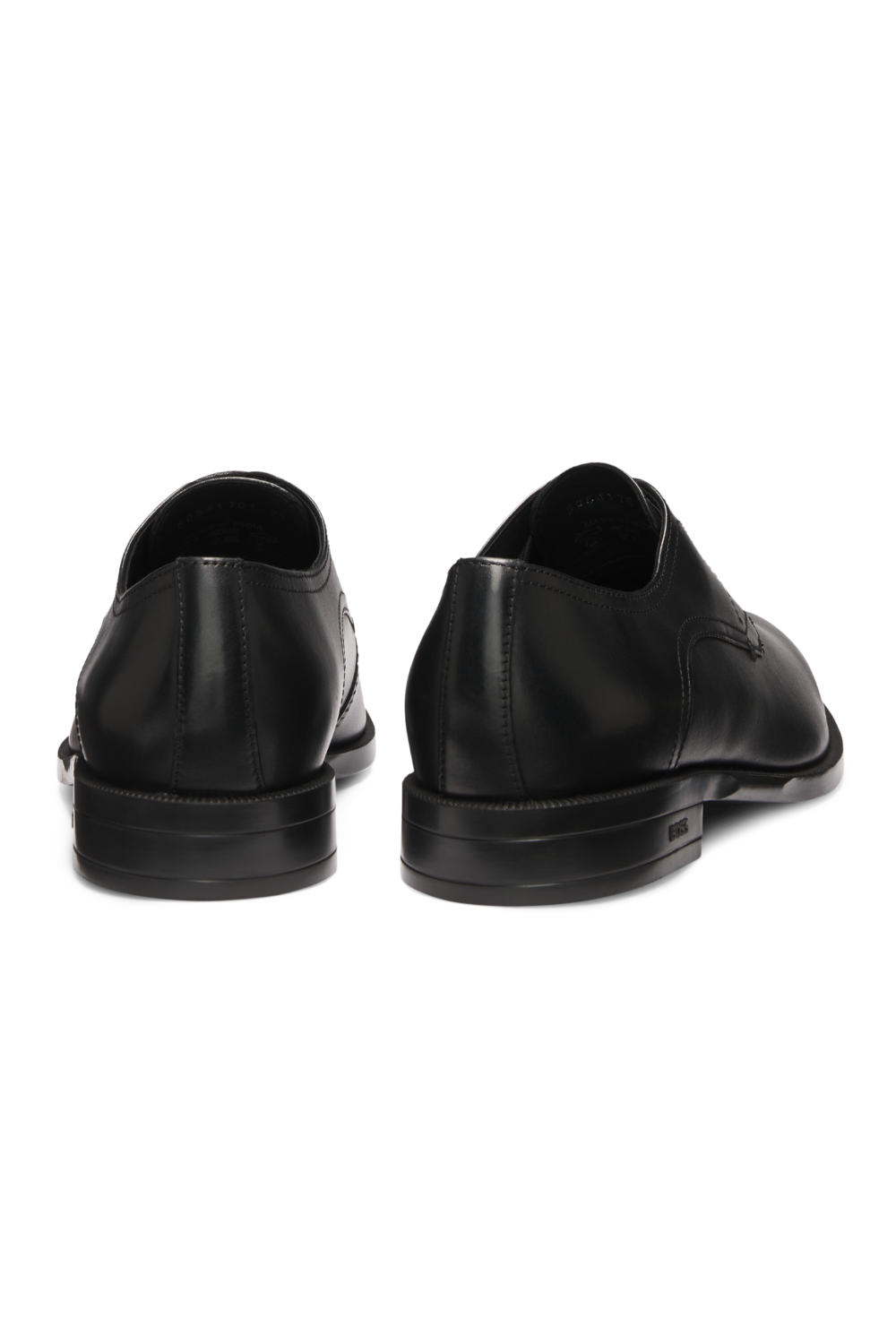 נעליים עור Derby עם Stitching Details
