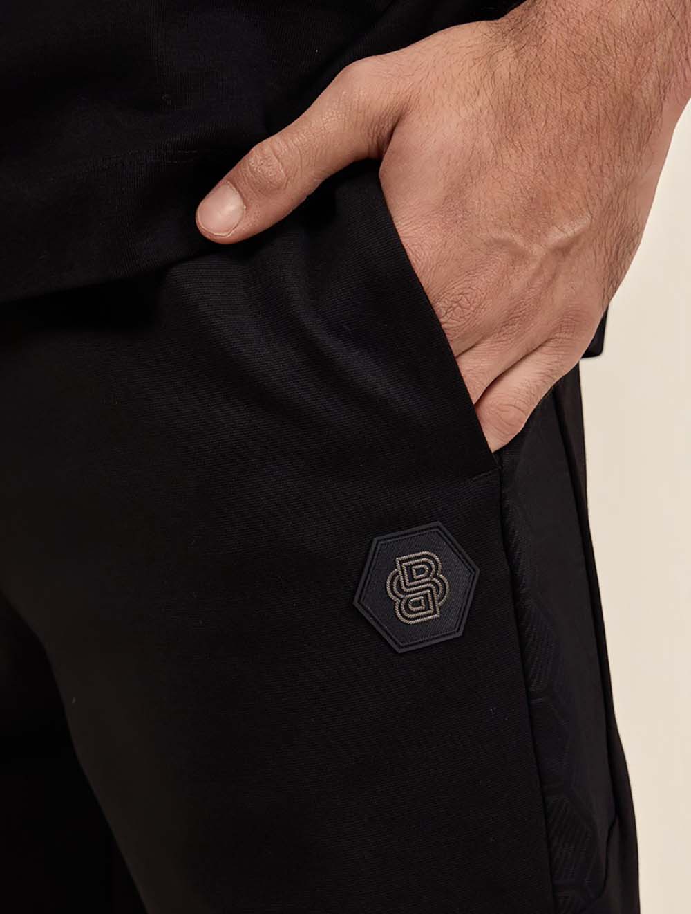 Tracksuit Bottoms עם כפול B מונוגרם