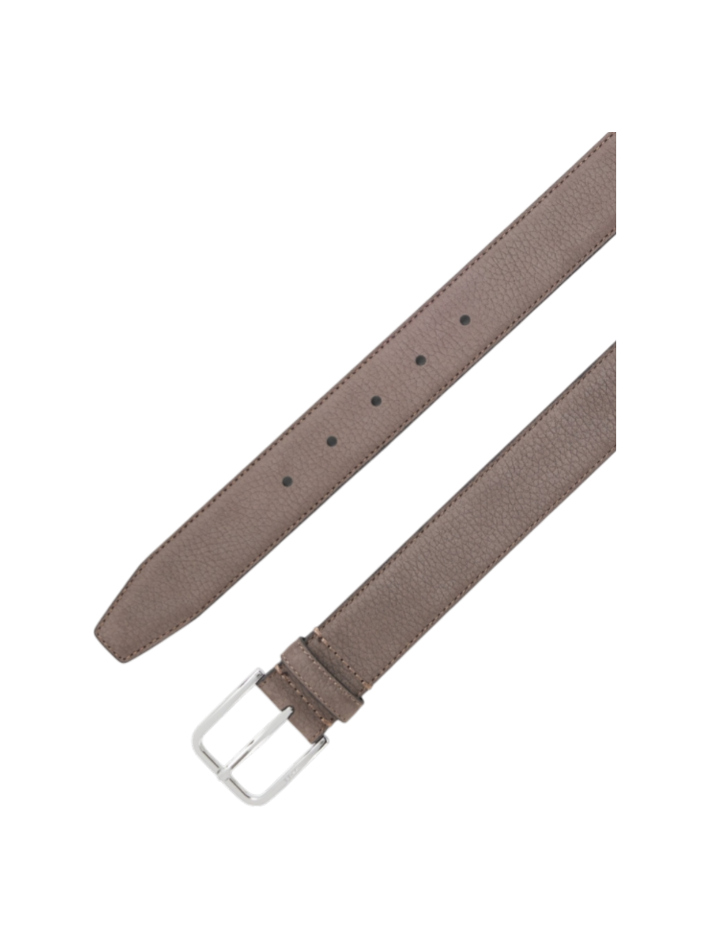 חגורה Nubuck עם Polished Pin אבזם