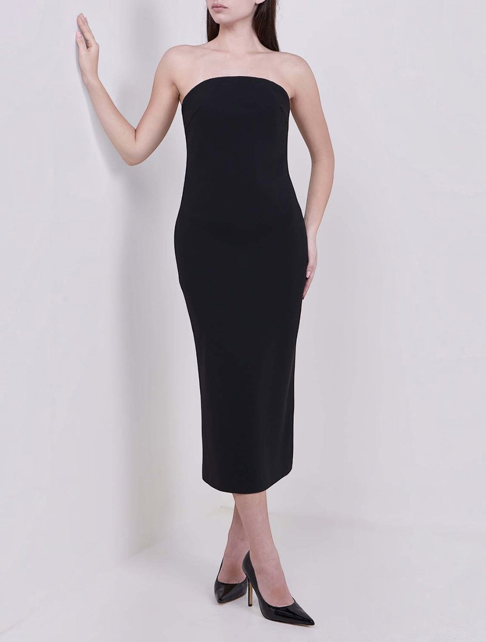 שמלה Strapless עם Built-in Corset