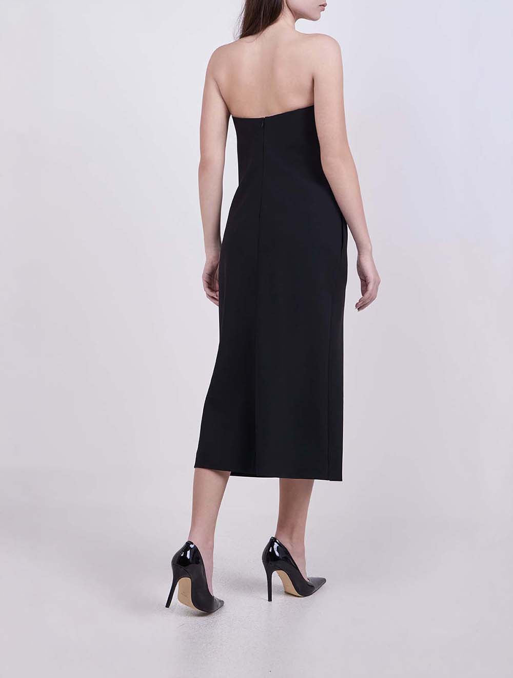 שמלה Strapless עם Built-in Corset