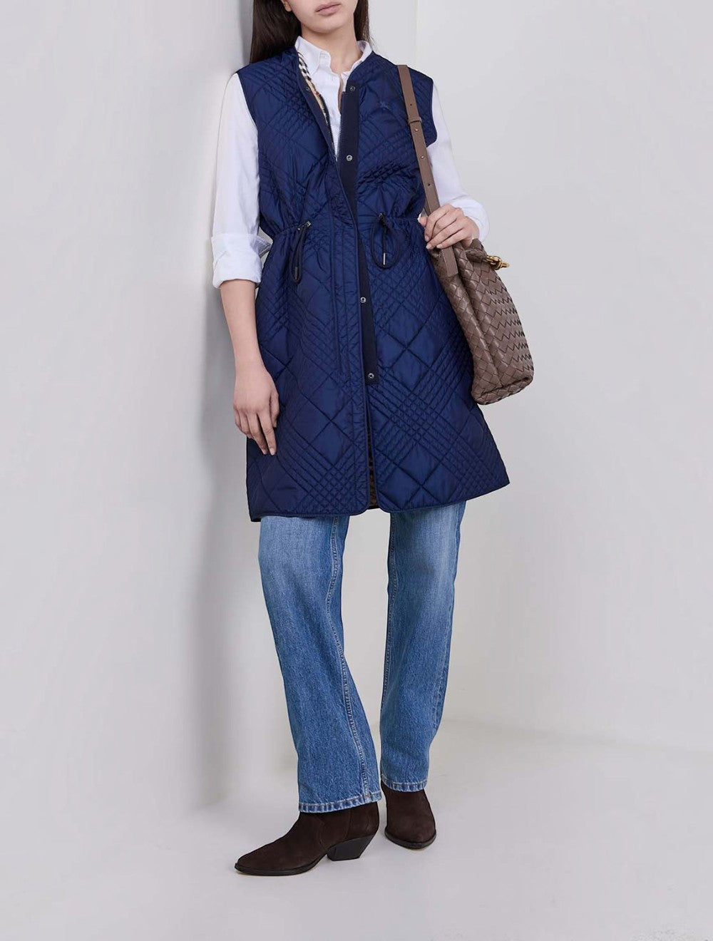 ניילון בלנד Walby Gilet Silhouette כחול
