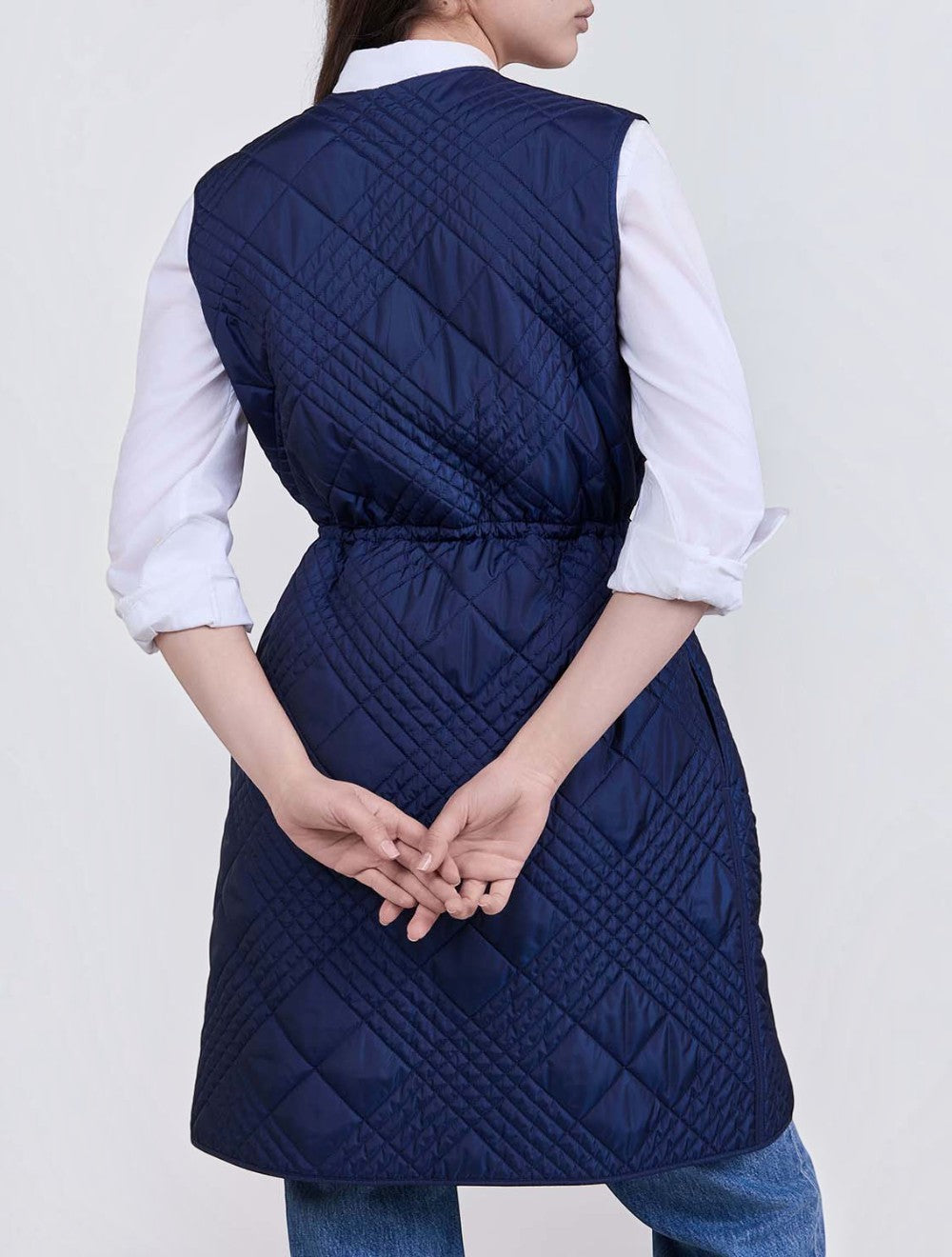 ניילון בלנד Walby Gilet Silhouette כחול