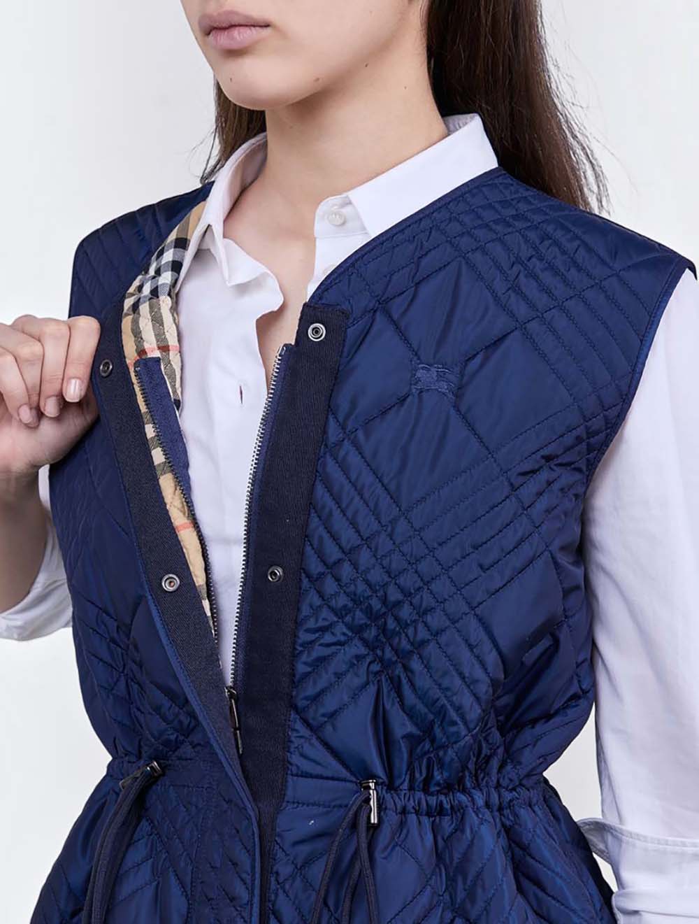 ניילון בלנד Walby Gilet Silhouette כחול