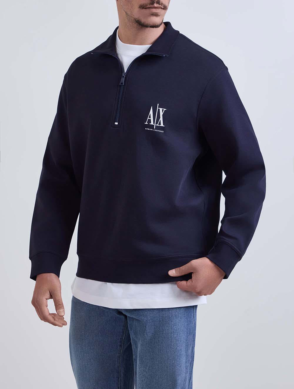 סווטשירט חצי-רוכסן