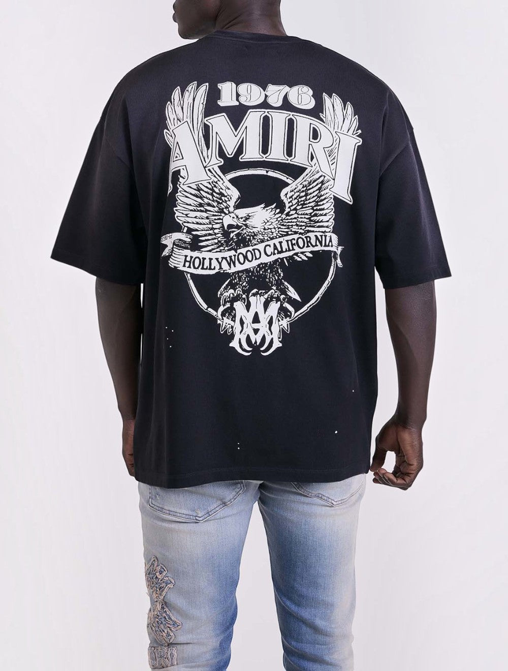 טי שירט Amiri Eagle כותנה אוברסייז