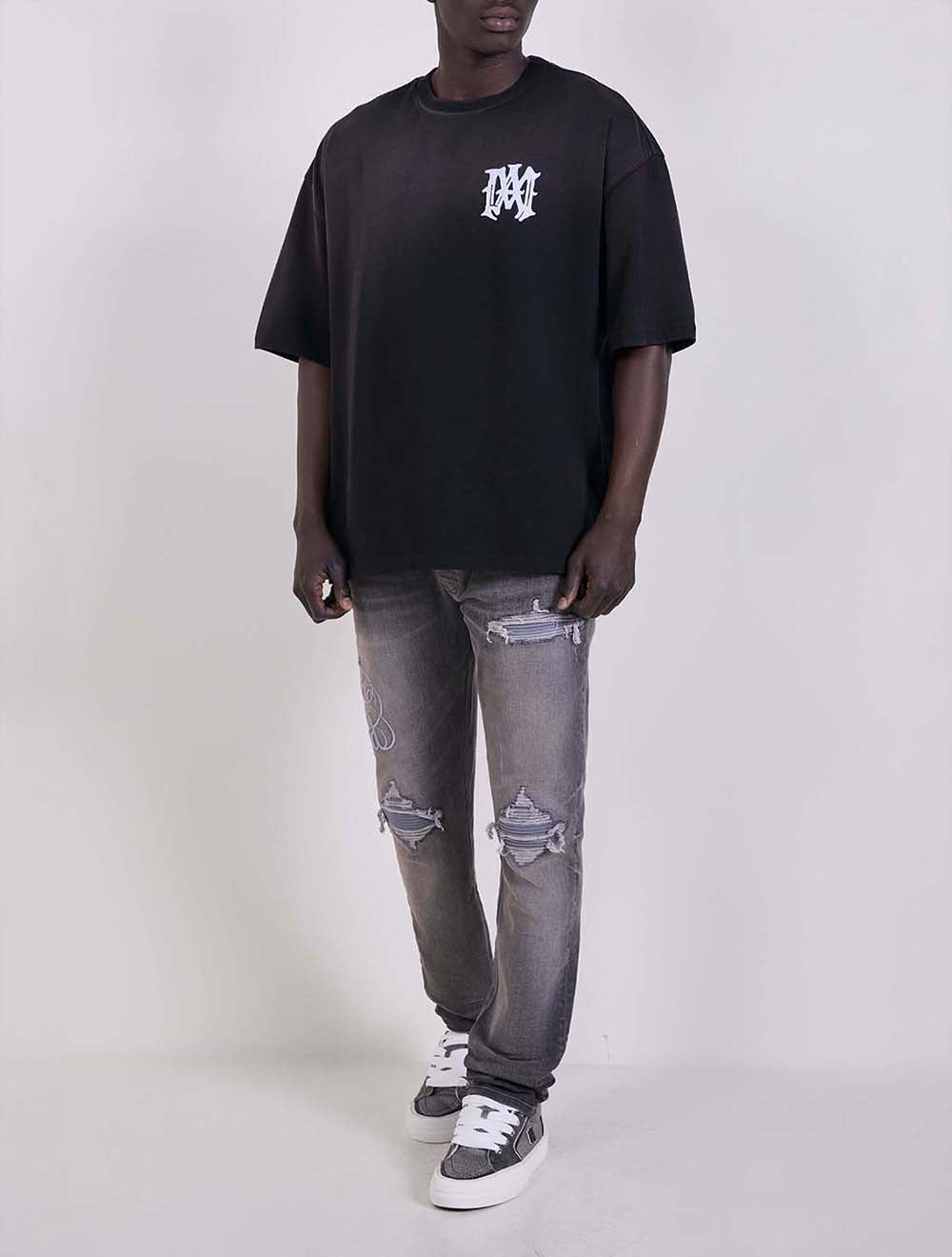טי שירט Amiri Hollywood אוברסייז כותנה