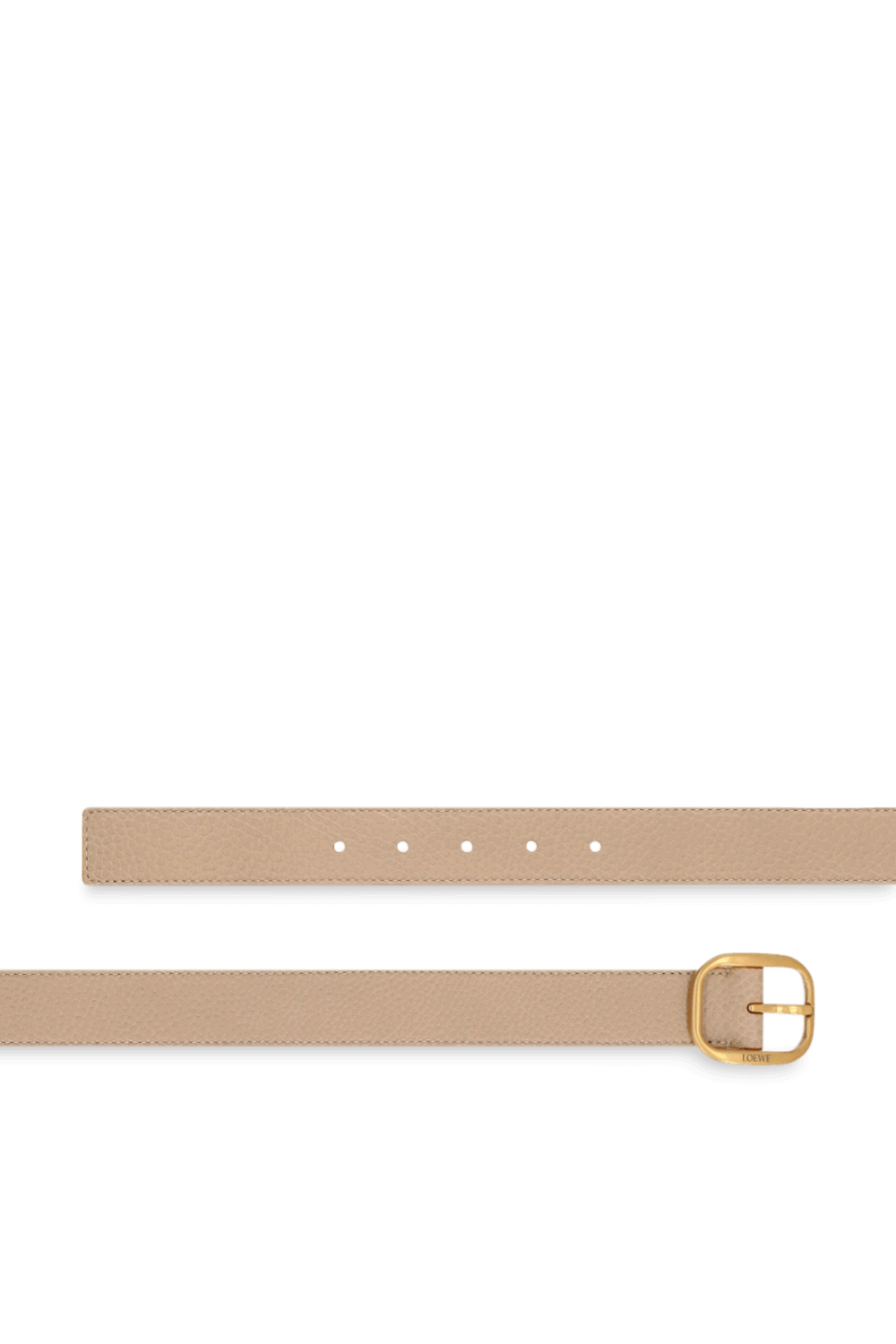 חגורת עור Rounded