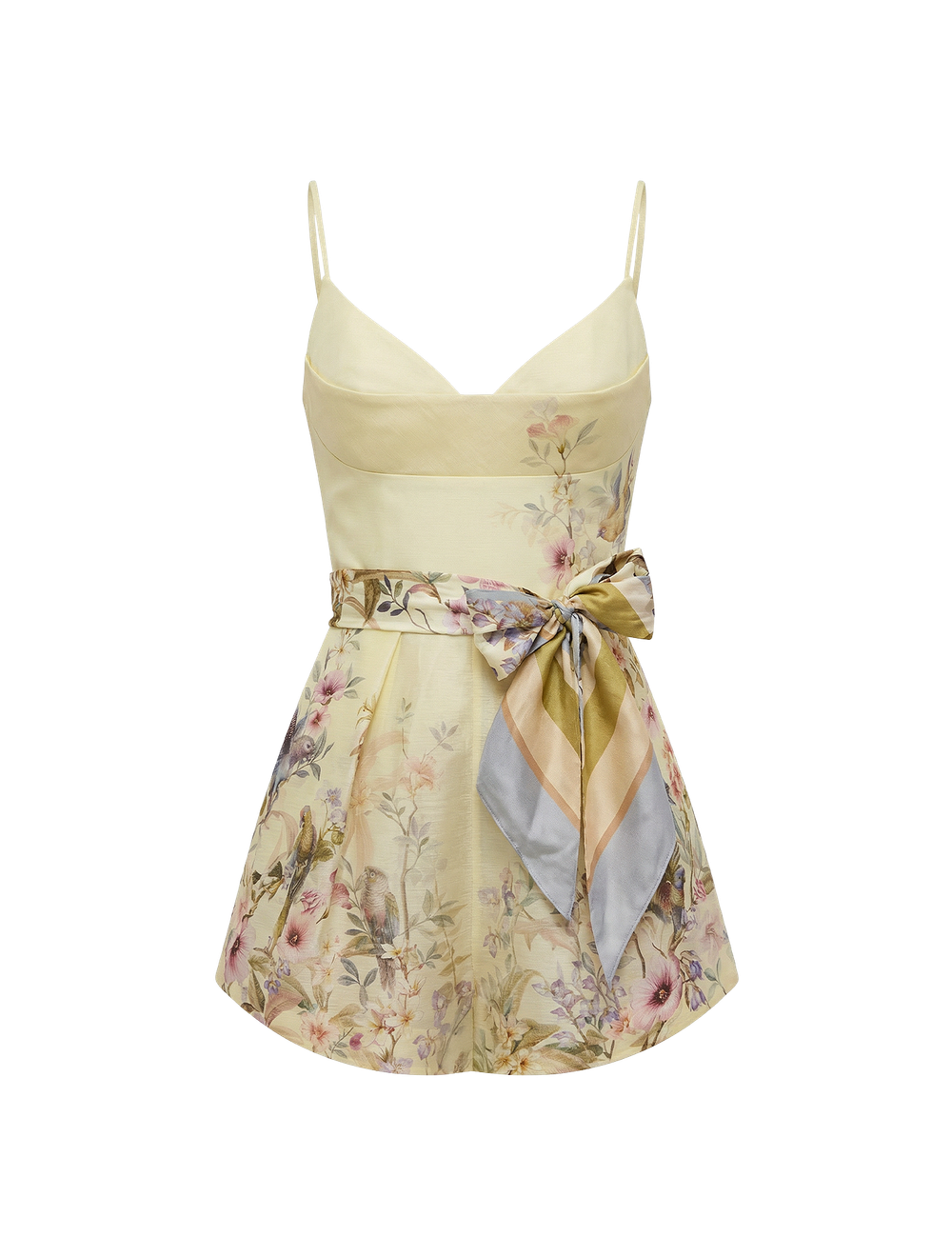 Rebellion פיטד פשתן משי Playsuit