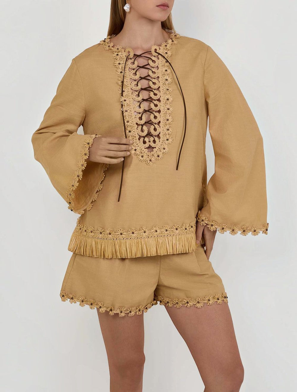 טופ Mahon Tunic כותנה