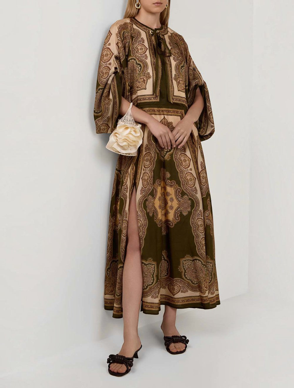 שמלת מקסי Mahon Tunic משי