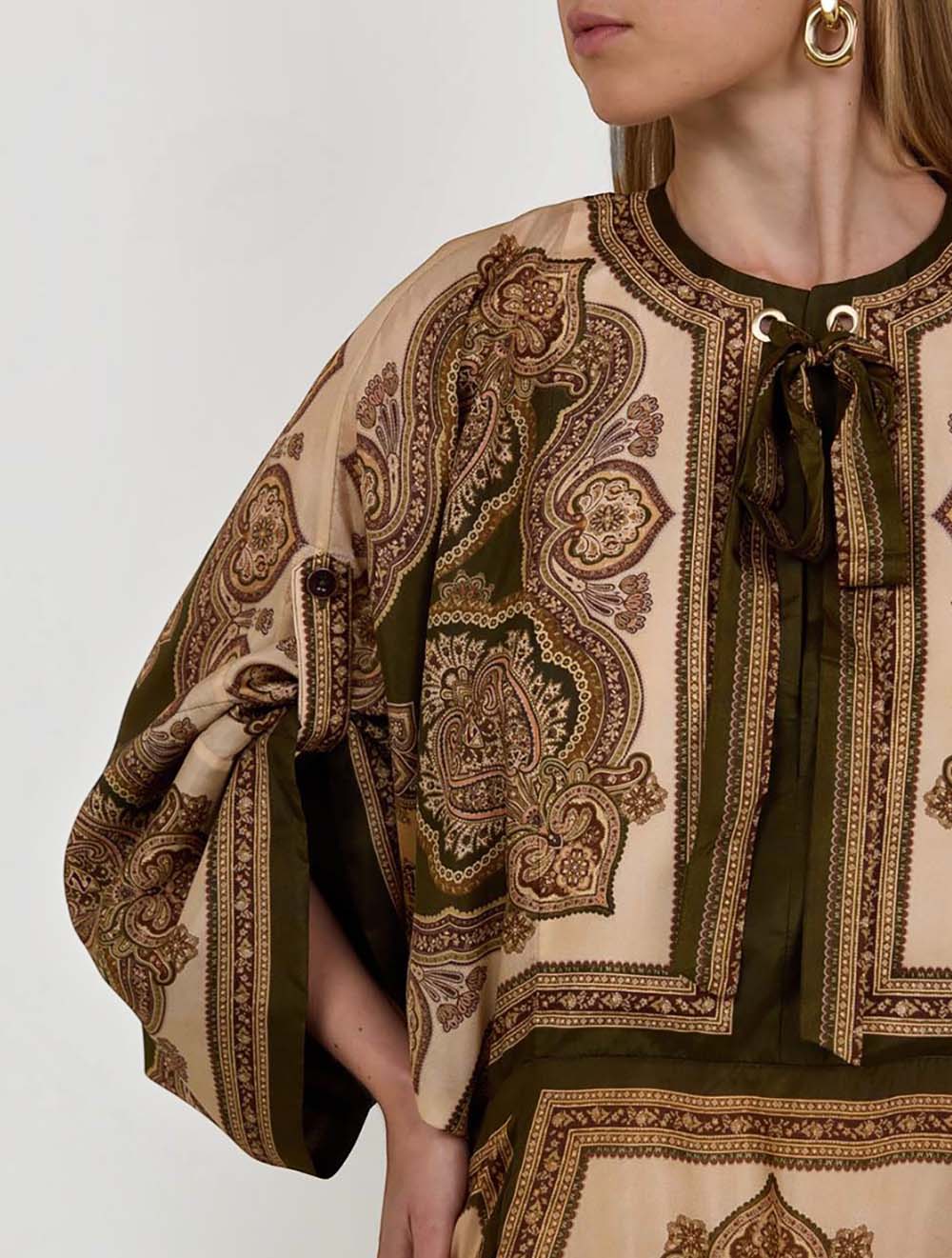 שמלת מקסי Mahon Tunic משי