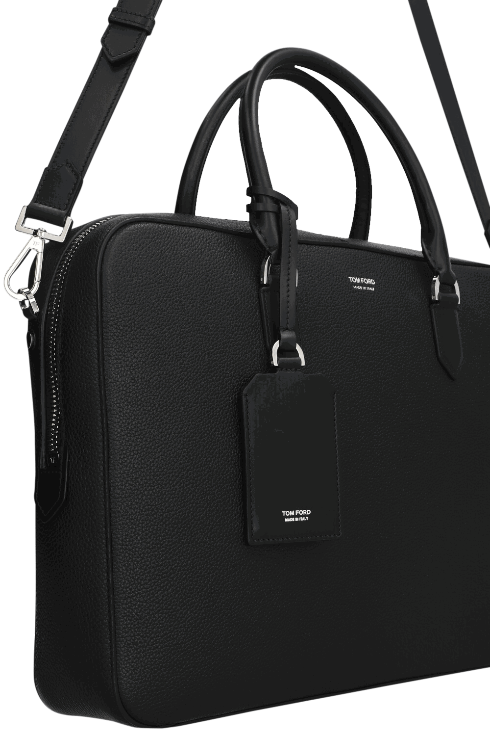 Elliot מגורען עור Briefcase