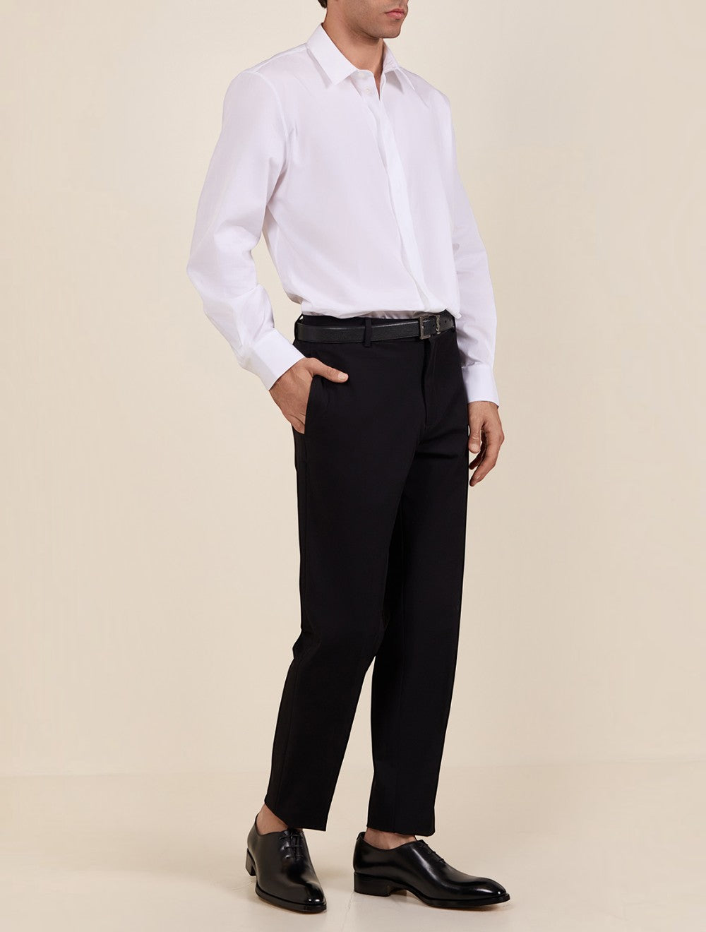 עם שרוכים עור Oxfords
