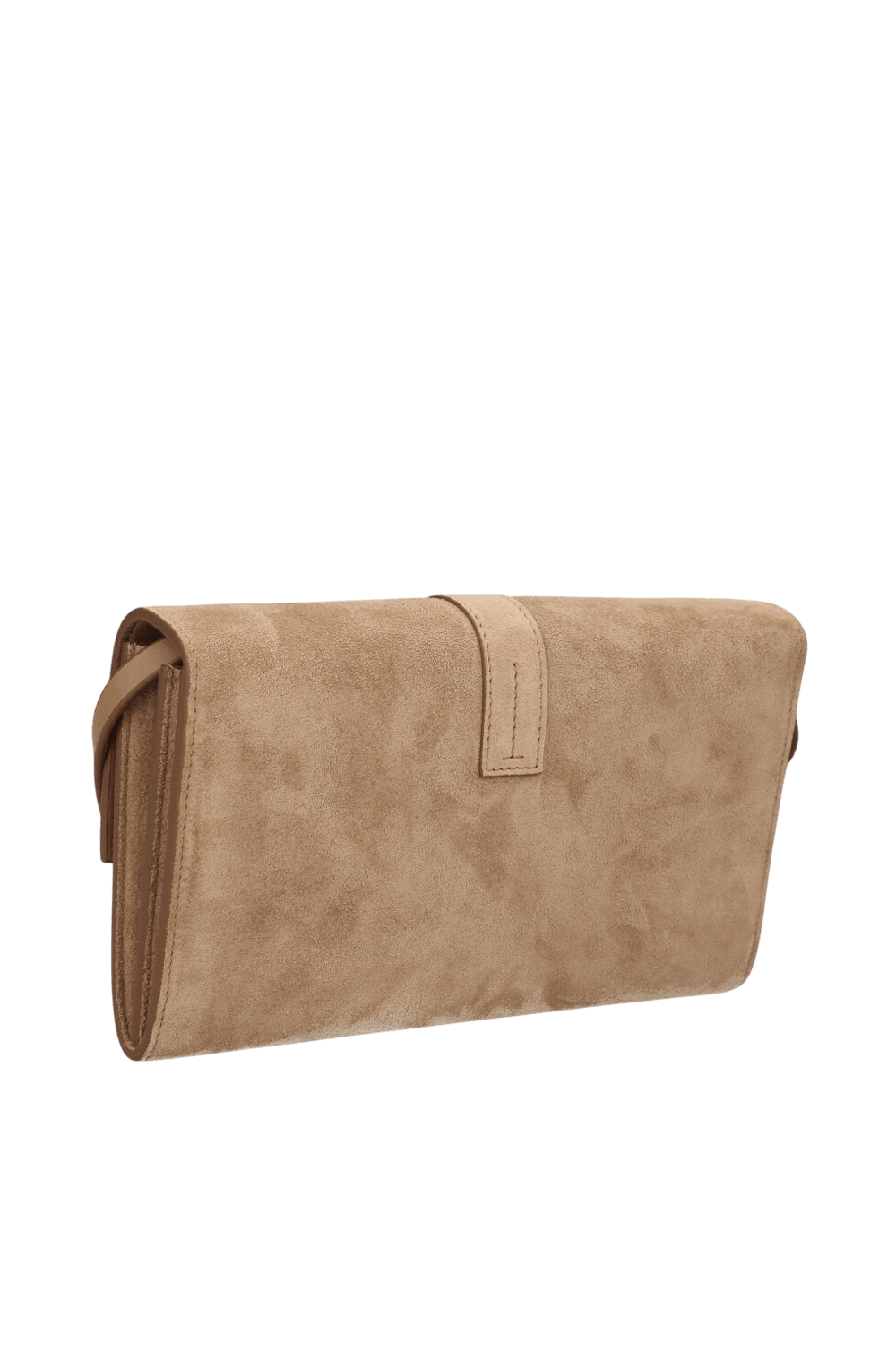 תיק ארנק זמש עם רצועה קארה