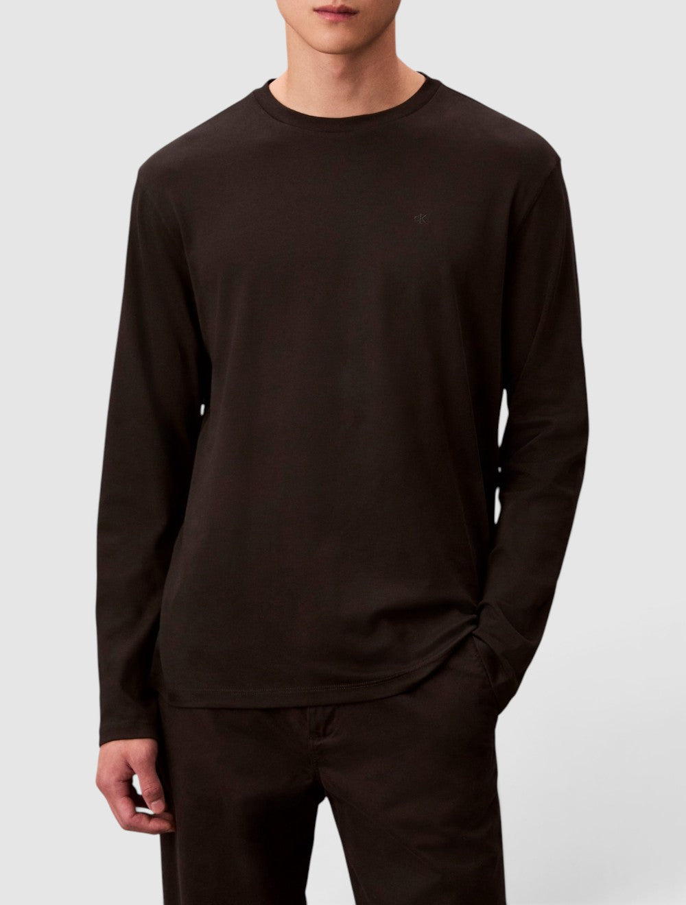 טי שירט Supima Interlock Long-Sleeved