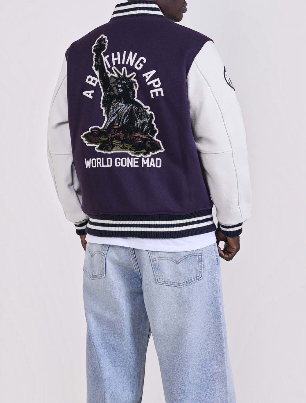 ז'קט Bathing Ape Varsity צמר