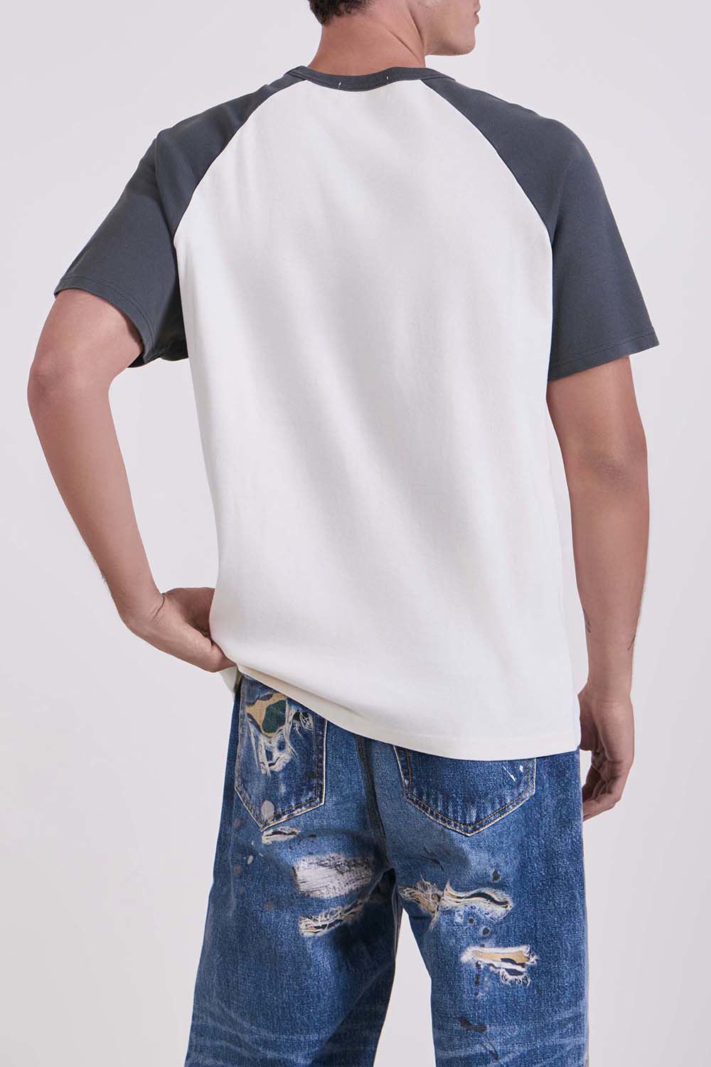 טי שירט Bathing Ape Raglan כותנה