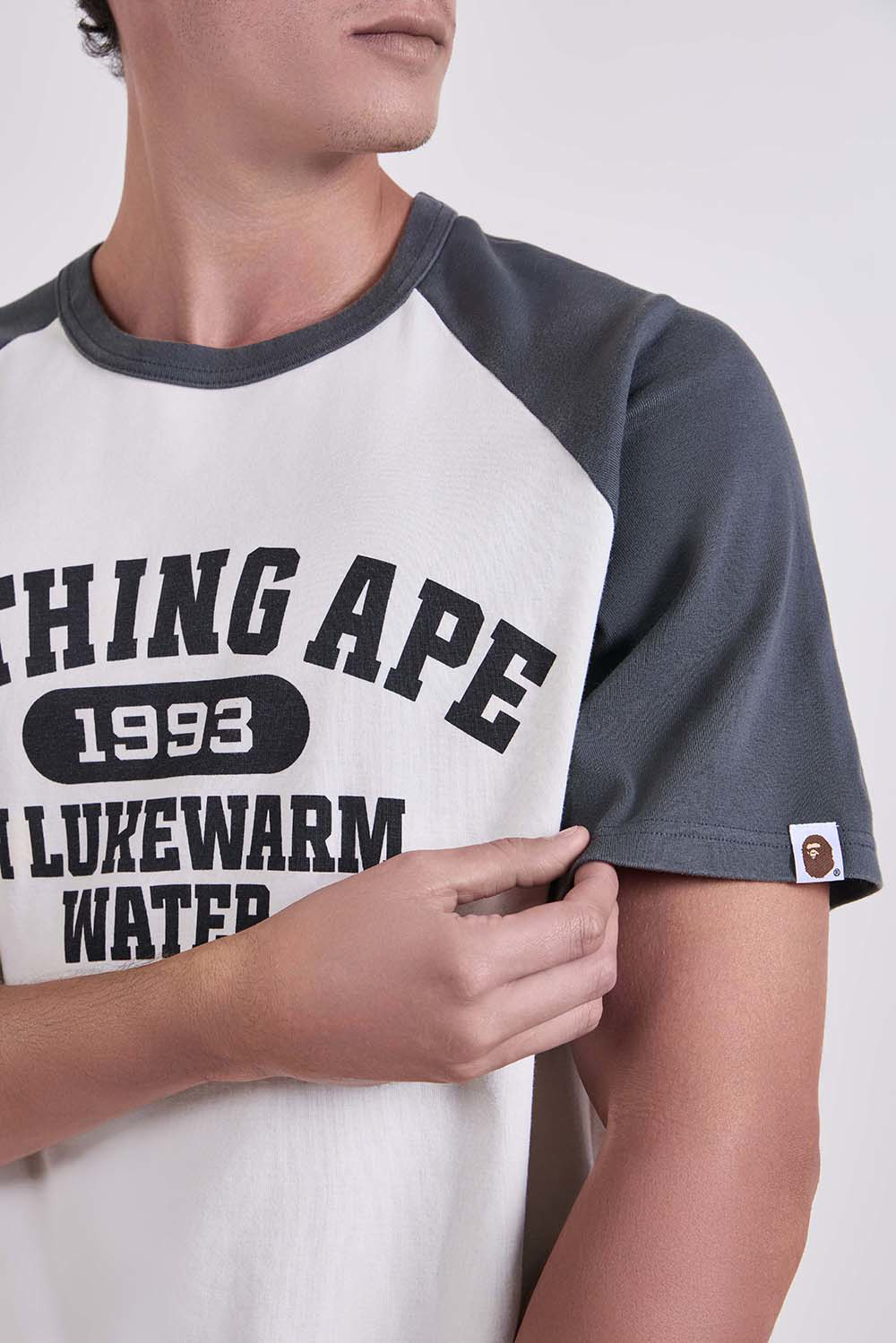טי שירט Bathing Ape Raglan כותנה