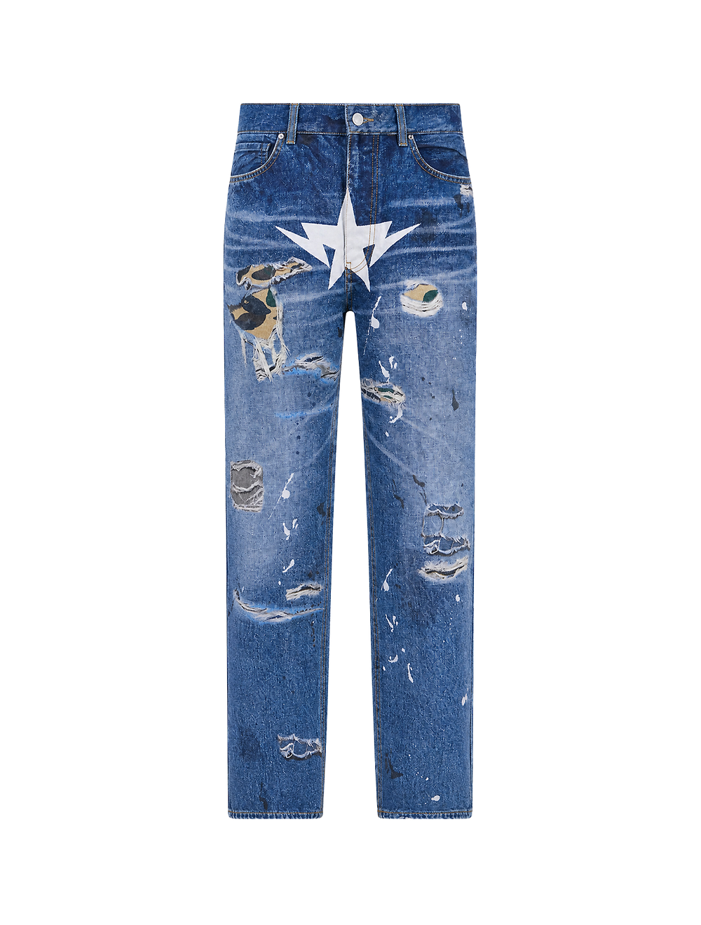 מכנסיים Fake פרינט Twin Sta דנים כותנה