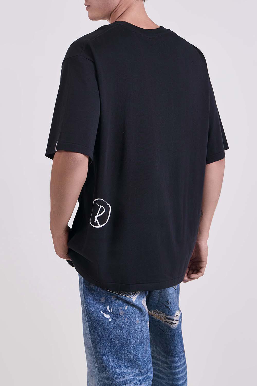 טי שירט Hand Draw Bathing Ape רלקסד פיט כותנה