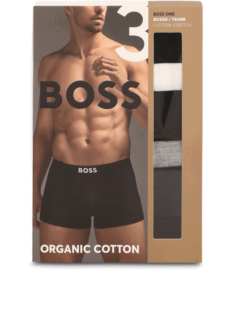 טרנקים מארז 3 עם לוגו Waistbands