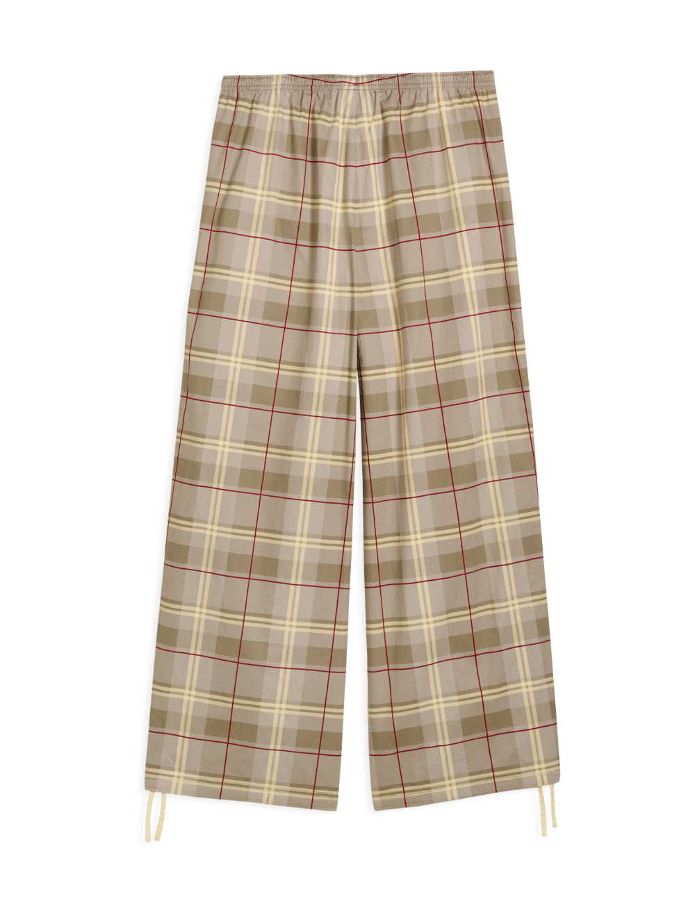 מכנסיים T7 רלקסד Tartan