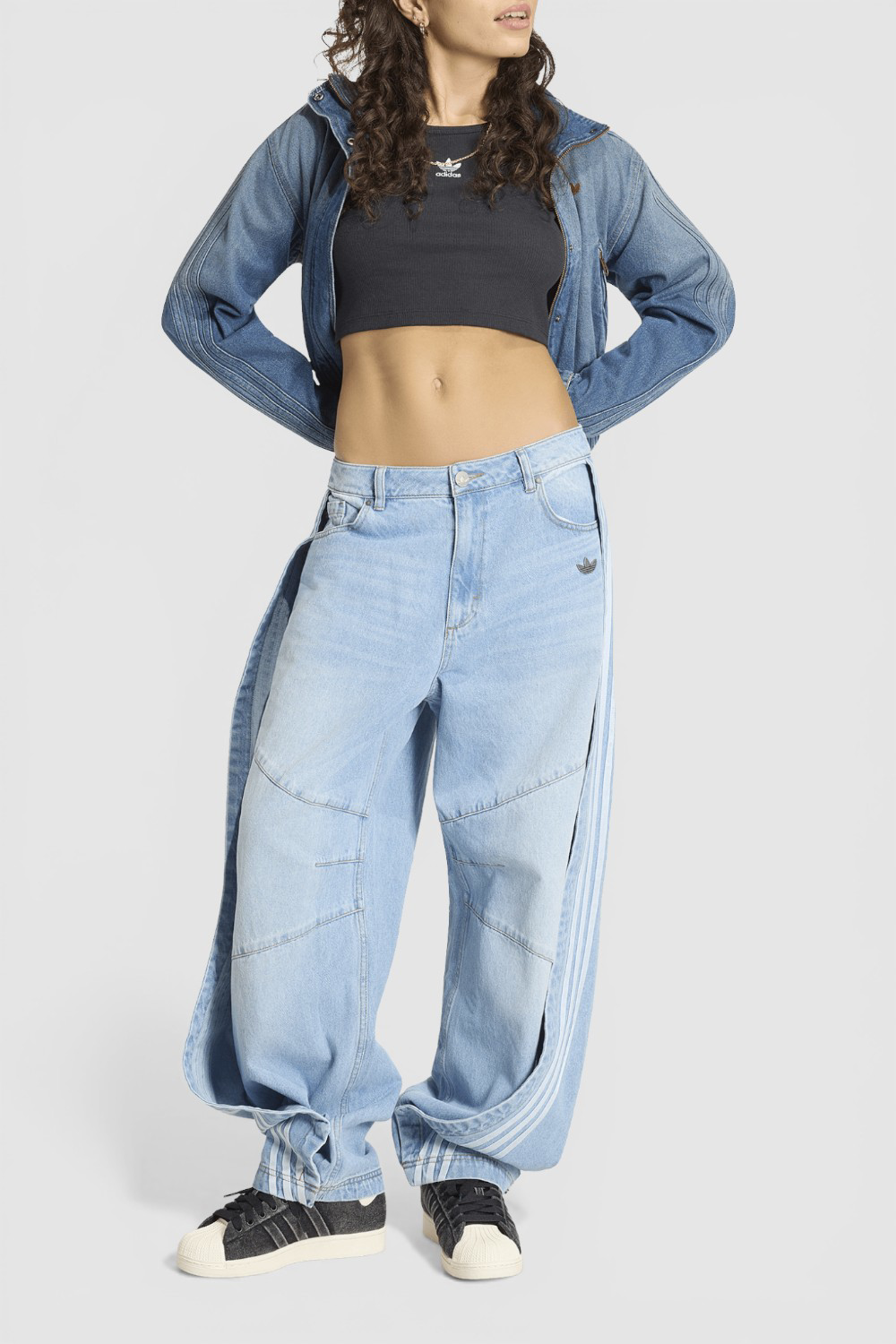 מכנסי דנים לוז פיט
