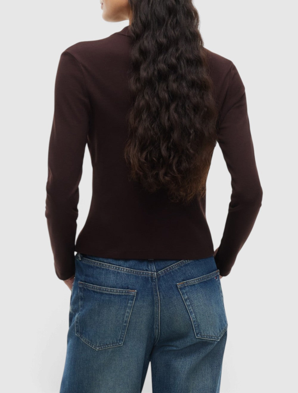 חולצת טי שרוול ארוך סלים