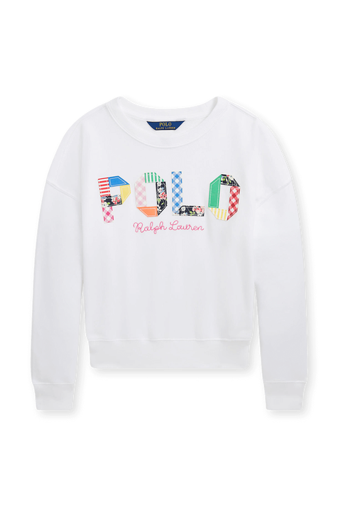 סווטשירט עם צווארון מעוגל - גילאי 8-16 שנים POLO RALPH LAUREN KIDS