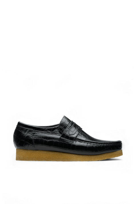 נעלי מוקסינים וולבי קרוקו CLARKS