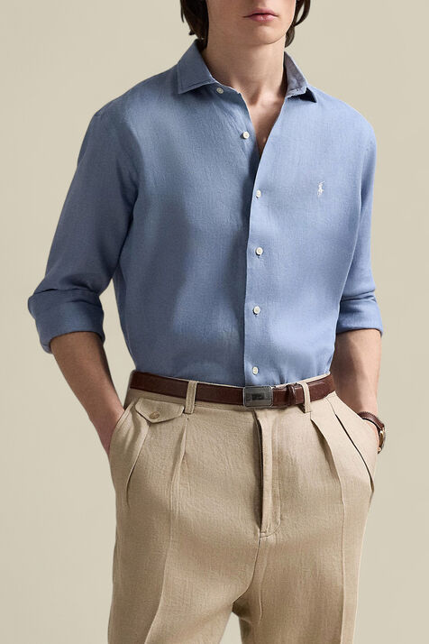 חולצת כפתורים מפשתן POLO RALPH LAUREN