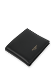 תמונת תקריב של Bifold Leather Wallet in Black