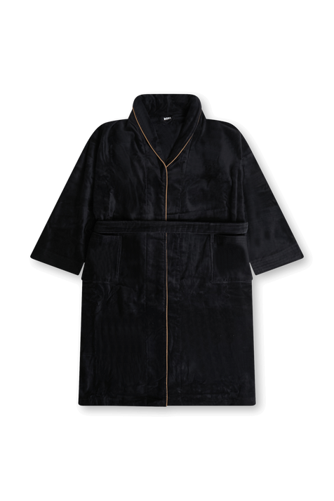 חלוק רחצה קטיפה טייגו עם רקמה בגב BOSS HOME