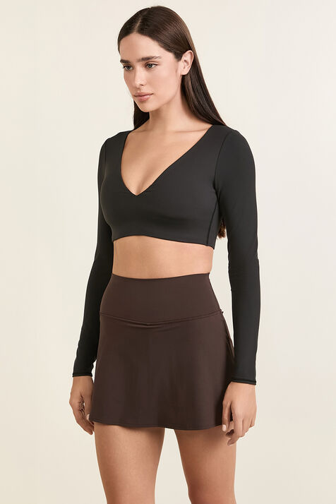 Everlux V-Neck Long-Sleeve Bra Top, A/B Cup LULULEMON