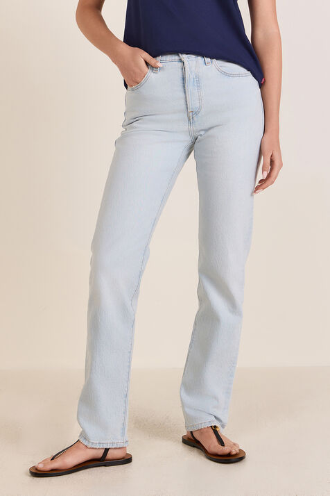 מכנסי ג'ינס 501 בגזרה ישרה LEVI`S