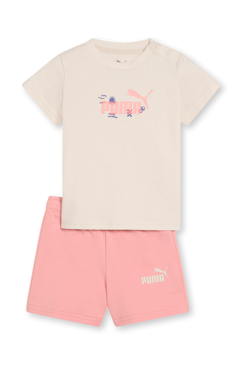 סט חולצת טי ומכנסיים קצרים PUMA KIDS