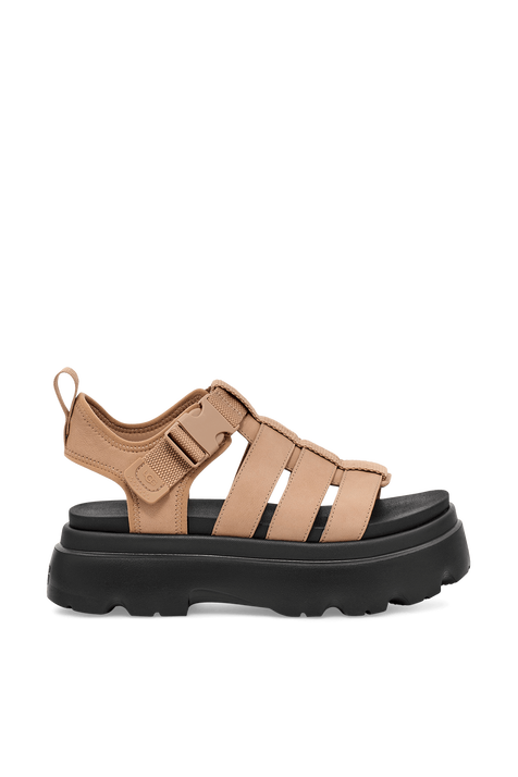 סנדלי פלטפורמה קורה UGG