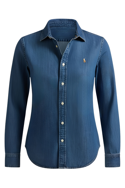 חולצת כפתורים ג'ינס סלים פיט POLO RALPH LAUREN