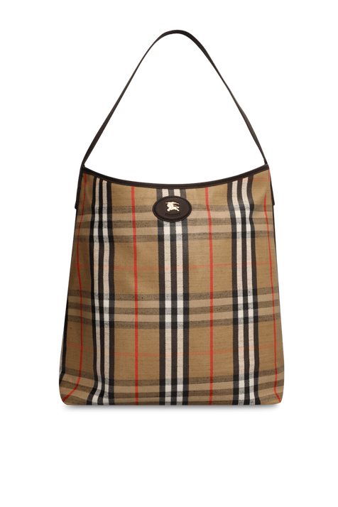 תיק כתף היילנדס מדיום BURBERRY