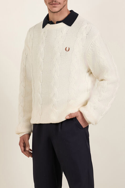 סווטשירט צמר FRED PERRY