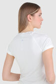תמונת תקריב דוגמן של Swiftly Tech Short Sleeve Shirt 2.0 Race