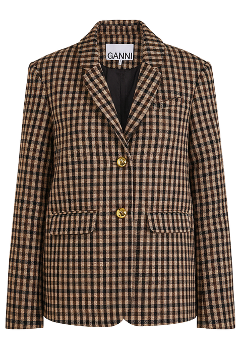 ז'קט מחוייט אוברסייז GANNI