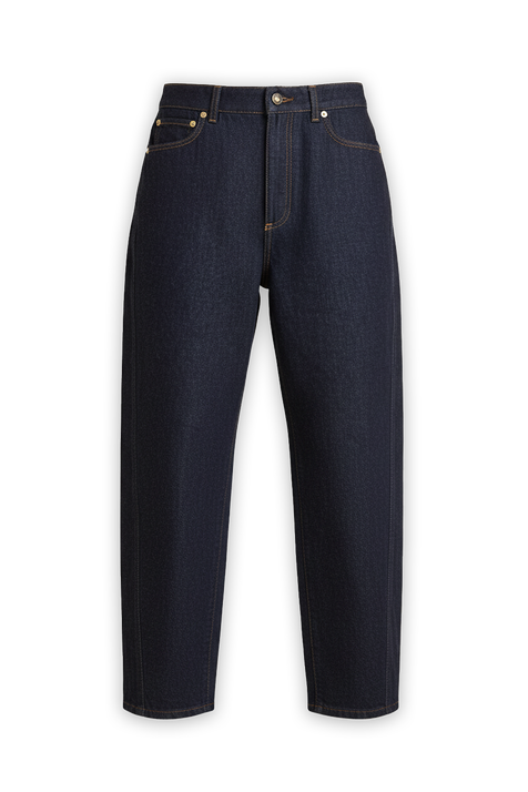 מכנסי ג'ינס בגזרת בלון