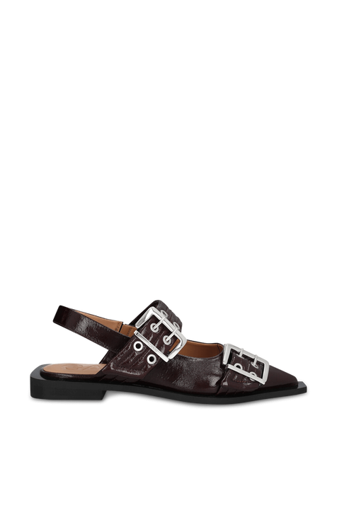 נעלי בלרינה סלינג בק GANNI