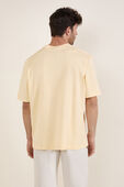 תמונת דוגמן אחורית של Heavyweight Cotton Jersey T-Shirt