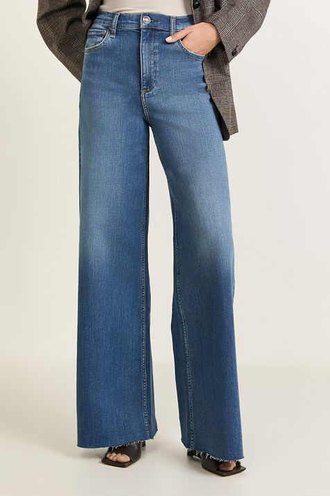 מכנסי ג'ינס פלקסי סופי בגזרה מתרחבת RAG & BONE