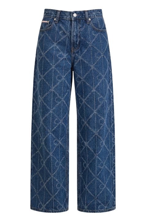 מכנסי ג'ינס בגזרה משוחררת